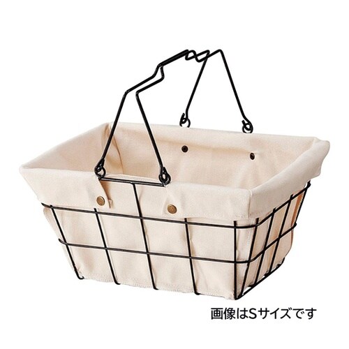 ワイヤーファブリックバスケット 買い物か