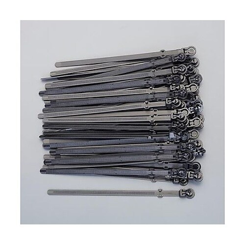 204mm 結束バンド(再結束タイプ/黒