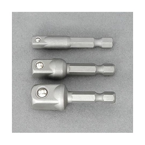 3個組(1/4”DR) ソケットアダプタ