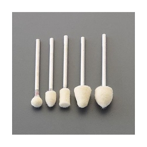 5本組/3mm軸 軸付フェルトバフ EA