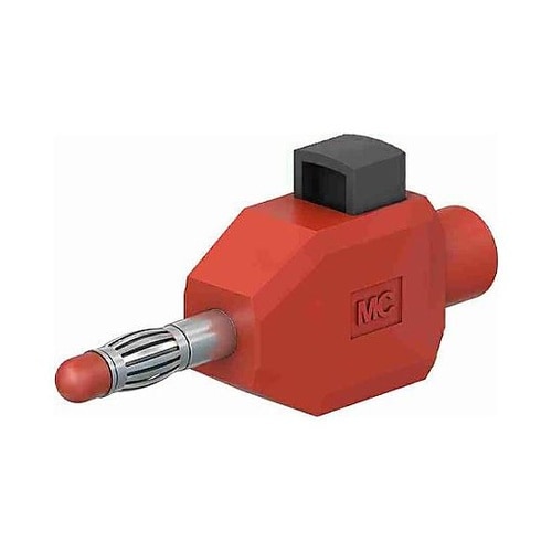 φ4mm バナナプラグ(クランプ接続/赤