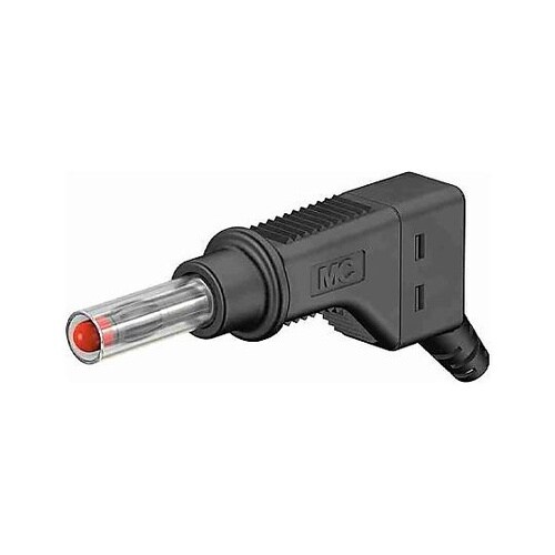 φ4mm バナナプラグ(スタック接続/黒