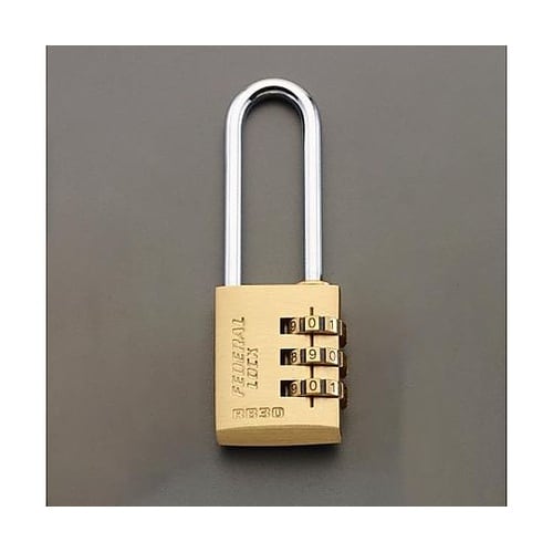 30mm ダイヤル錠(真鍮製/吊長) E