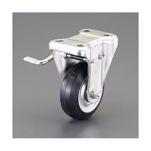 130mm キャスター(固定金具・左ブレ