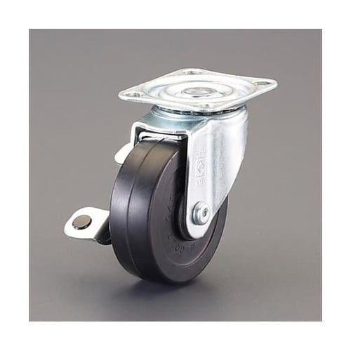 75mm キャスター(自在金具・左ブレー