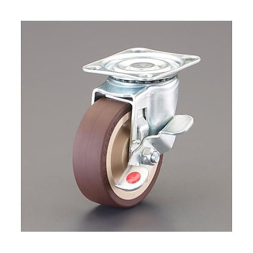 75mm キャスター(自在金具・右ブレー