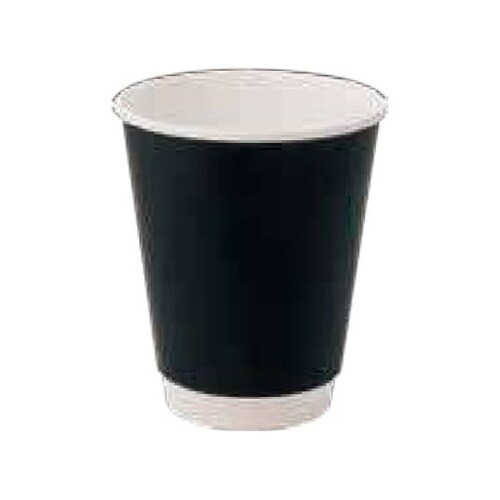 断熱性エアーウォール紙コップ オニキス