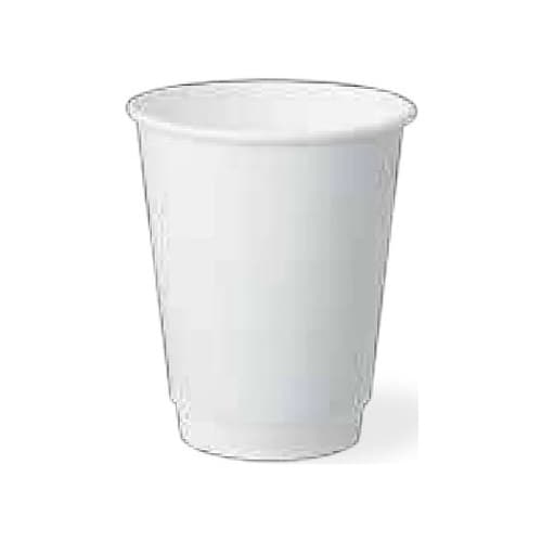 断熱性エアーウォール紙コップ 無地 白