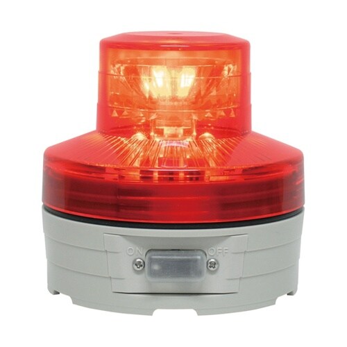 電池式回転灯 赤 手動タイプ VL07B