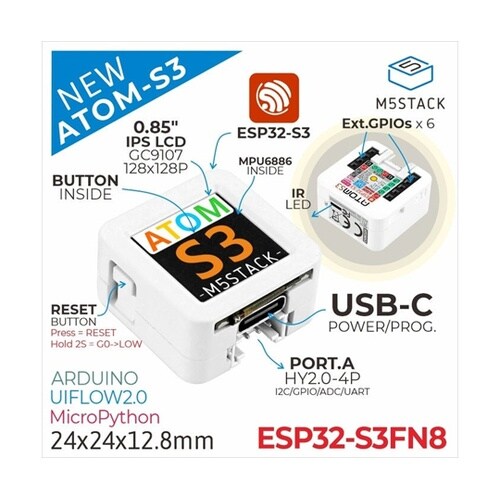 ATOMS3 開発キット M5STACK