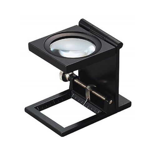 リネンテスター 6倍 ブラック 針付き