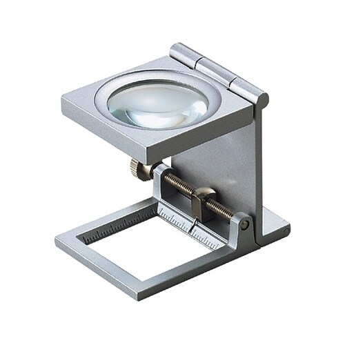 リネンテスター 6倍 シルバー 針付き