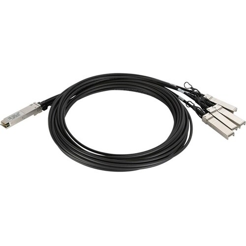 QSFP+/4SFP+変換銅線ケーブル(