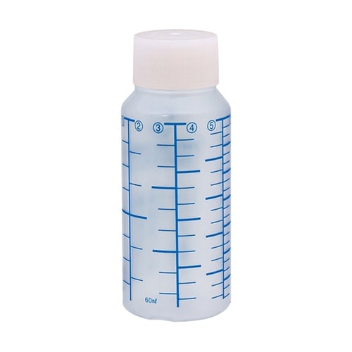 NK投薬瓶 60mL 青色目盛 ノーマル