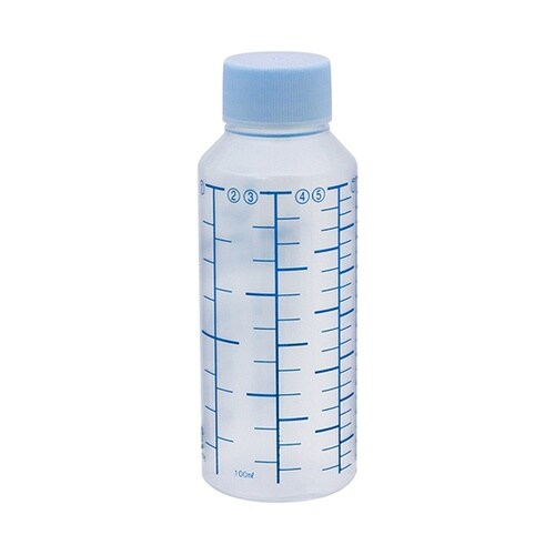 NK投薬瓶 100mL 青色目盛 ノーマ