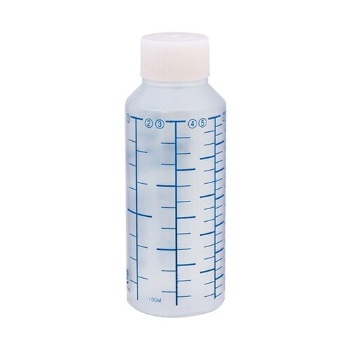 NK投薬瓶 100mL 青色目盛 ノーマ