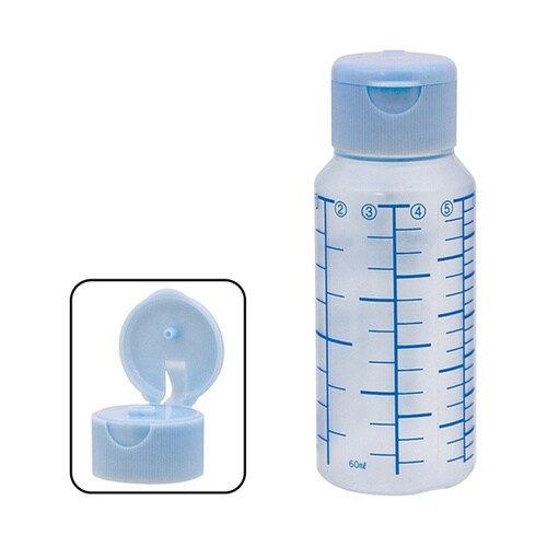 NK投薬瓶 60mL 青色目盛 ワンタッ