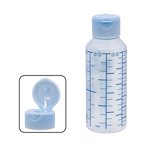 NK投薬瓶 100mL 青色目盛 ワンタ