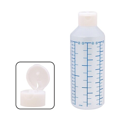 NK投薬瓶 200mL 青色目盛 ワンタ