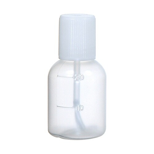 丸型瓶 20mL【ハケ付外用】 白フタ