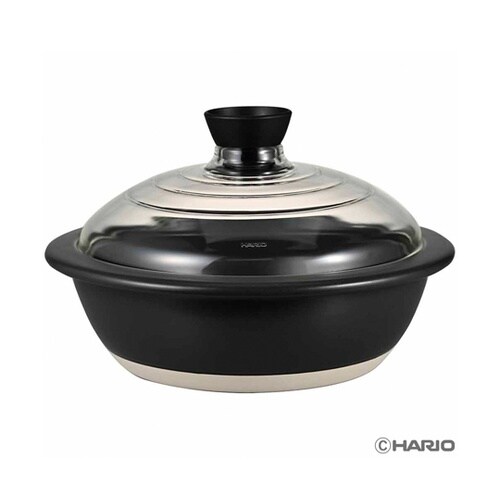 フタがガラスの土鍋 9号 GDN−255