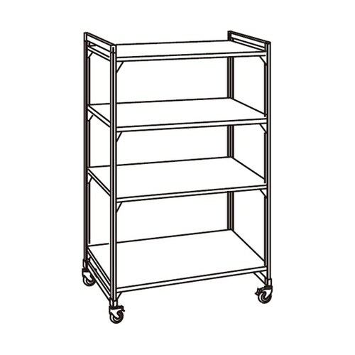 プレミアム可動シェルフ(ソリッド型)4段