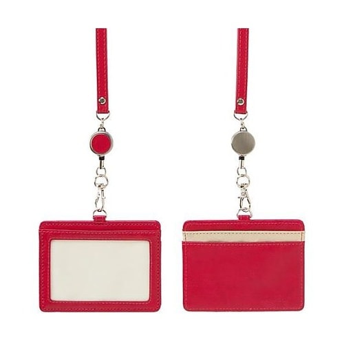 IDカードホルダー(ストラップ付/ローズ