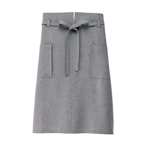 女性用ラップエプロン アイリッシュグレー