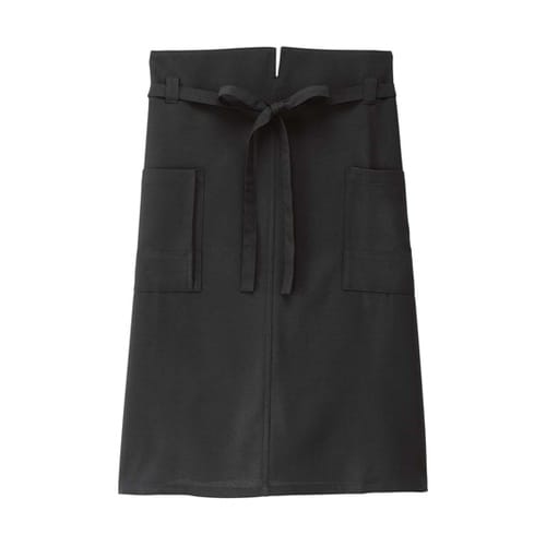 女性用ラップエプロン ブラック F 27
