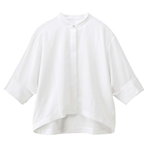 女性用オーバーブラウス ホワイト 11