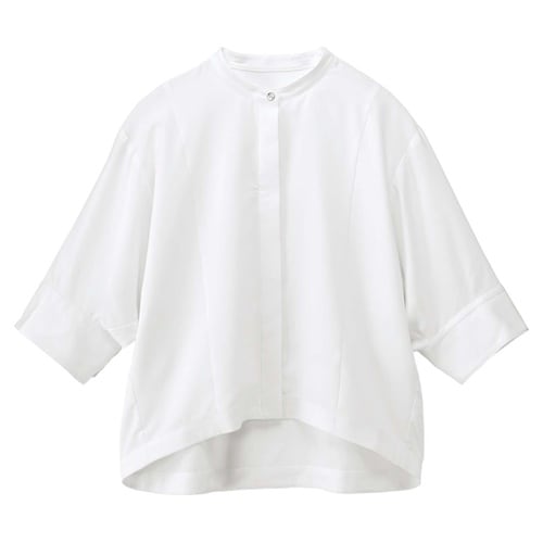 女性用オーバーブラウス ホワイト 15