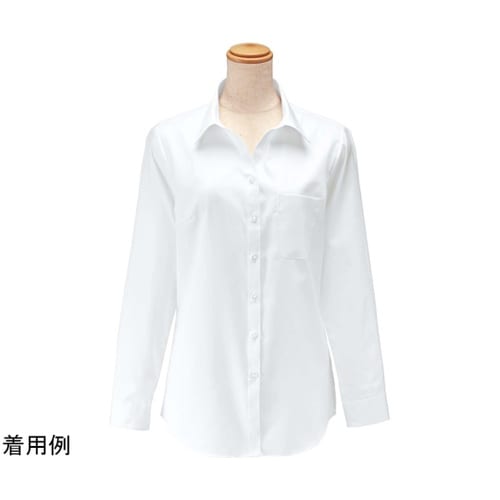 女性用スキッパーシャツ 白 11 142