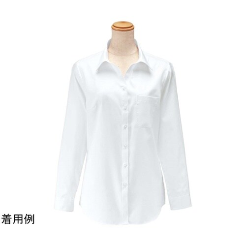 女性用スキッパーシャツ 白 17 142