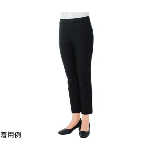 女性用ニットパンツ 黒 L 00205−