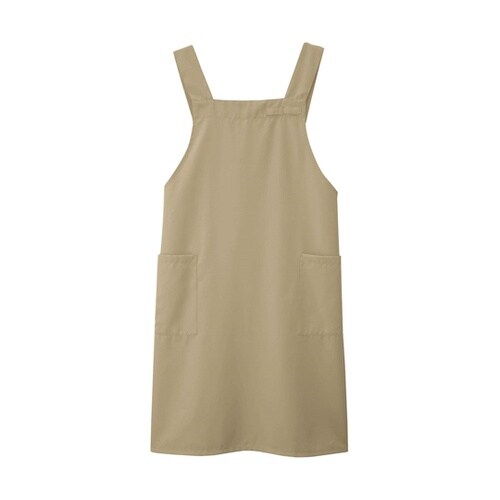 胸当てエプロンH型 ベージュ F 273