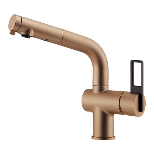 シングルレバー混合栓 シャンパンゴールド