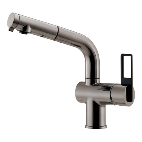 シングルレバー混合栓 ダークシルバー 1