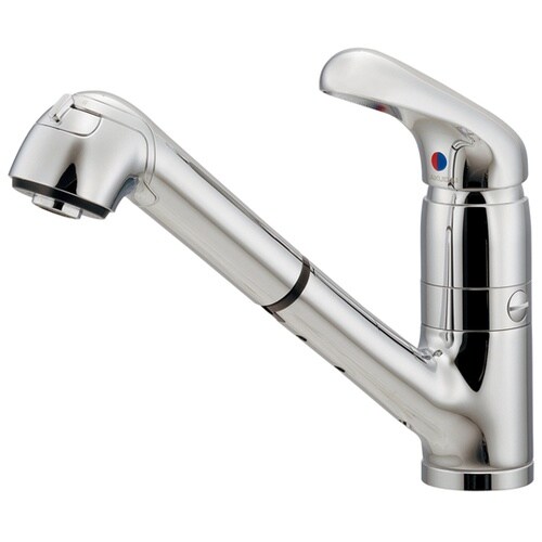 シングルレバー混合栓分水孔付 118−0