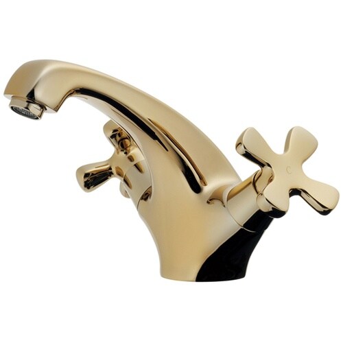 2ハンドル混合栓 アンティークゴールド