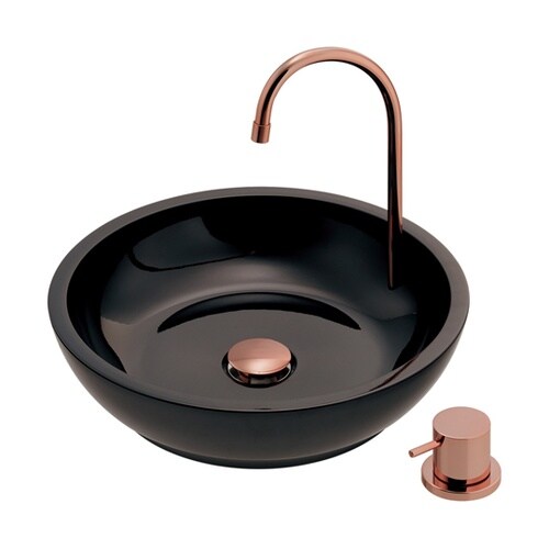 吐水ユニット付手洗器 カッパーブラウン