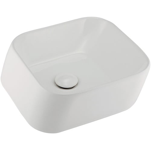 角型手洗器 ホワイト 493−239−W