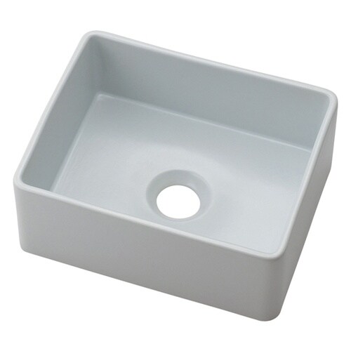 角型手洗器 マットホワイト 493−24