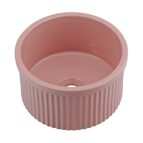 丸型手洗器 ピンク 493−246−P