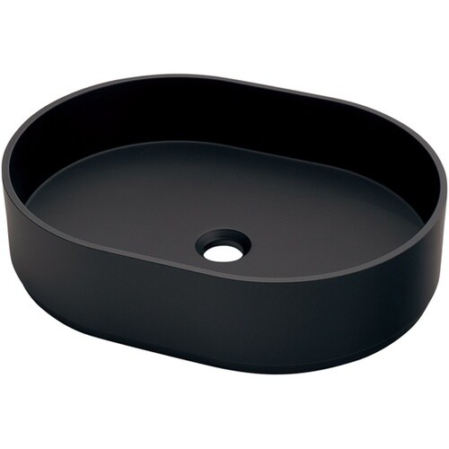 丸型洗面器 マットブラック 493−26