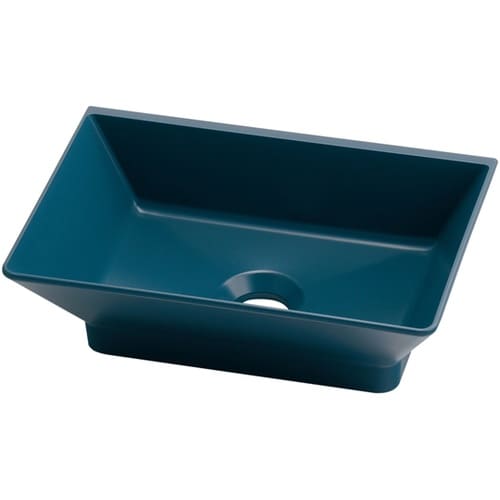 角型手洗器 マットネイビー 493−26