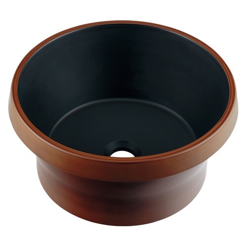 丸型手洗器 カカオ 493−264−DD