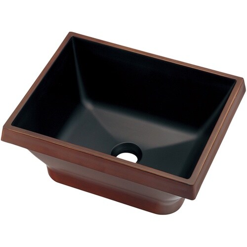 角型手洗器 カカオ 493−265−DD