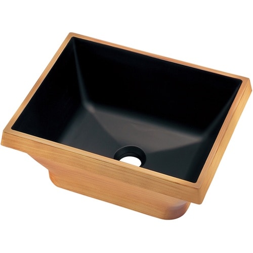 角型手洗器 アーモンド 493−265−