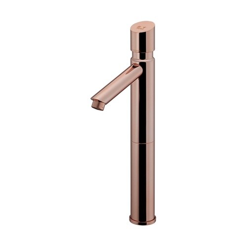 自閉立水栓ミドル カッパーブラウン 71