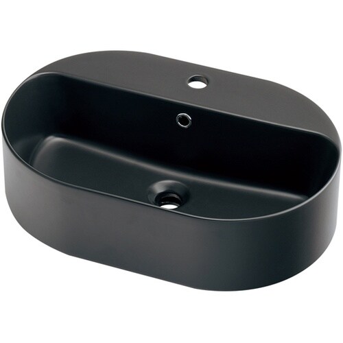 丸型洗面器 マットマットブラック #LY